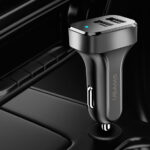 USAMS φορτιστής αυτοκινήτου C13 & καλώδιο Lightning