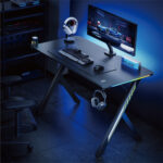 POWERTECH gaming γραφείο PT-1498 με RGB φωτισμό