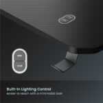 POWERTECH gaming γραφείο PT-1498 με RGB φωτισμό