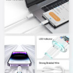 USAMS καλώδιο Lightning σε USB-C US-SJ659