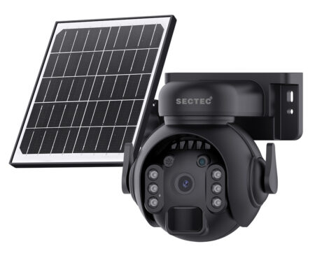 SECTEC smart ηλιακή κάμερα ST-515C-3M-4G-BK