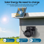 SECTEC smart ηλιακή κάμερα ST-515C-3M-5W-BK