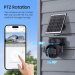 SECTEC smart ηλιακή κάμερα ST-515C-3M-5W-BK