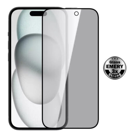 POWERTECH tempered glass Emery Private 5D TGC-0770 για iPhone 15 Pro