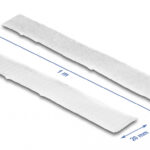 DELOCK αυτοκόλλητη ταινία τύπου Velcro 19061