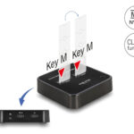 DELOCK docking station για M.2 NVMe SSD 64177