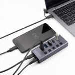 DELOCK USB hub 64248 με διακόπτες