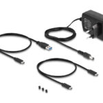 DELOCK docking station για M.2 NVMe/SATA ή 2.5"/3.5" SSD/HDD 64252