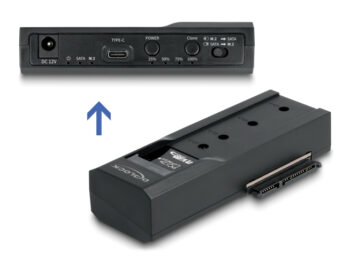 DELOCK docking station για M.2 NVMe/SATA ή 2.5"/3.5" SSD/HDD 64252