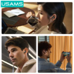 USAMS earphones με θήκη φόρτισης IF27