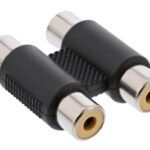 POWERTECH αντάπτορας 2x RCA θηλυκό σε θηλυκό CAB-R022