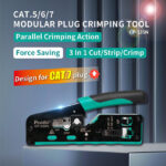 PROSKIT πρέσα ακροδεκτών CP-335N για καλώδια δικτύου CAT 5/6/7