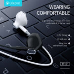 CELEBRAT earphones με μικρόφωνο D12