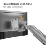 BRATECK βάση γραφείου οθόνης LDT74-C012UC