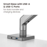 BRATECK βάση γραφείου οθόνης LDT74-C012UC