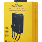POWERTECH power bank PT-1504 με καλώδια & οθόνη