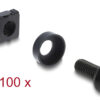 DELOCK σετ βίδες με παξιμάδια 42434 για rack