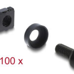 DELOCK σετ βίδες με παξιμάδια 42434 για rack