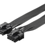 GOOBAY καλώδιο 8 pin σε 2x 6+2 pin PCIe 59714