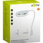 GOOBAY μεγεθυντικός φακός 60359 με κλιπ & βάση