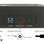 DELOCK docking station για 2.5" ή 3.5" SATA HDD/SSD 62661