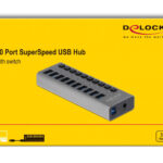 DELOCK USB hub 63670 με διακόπτες