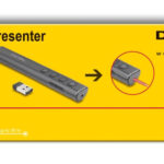 DELOCK τηλεχειριστήριο παρουσιάσεων 64250 με laser & πλήκτρα