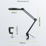 GOOBAY μεγεθυντικός φακός 64989 με σφιγκτήρα