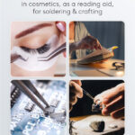 GOOBAY μεγεθυντικός φακός 64989 με σφιγκτήρα