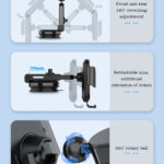 LDNIO ασύρματος φορτιστής & βάση αυτοκινήτου MW21-1