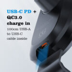 LDNIO ασύρματος φορτιστής & βάση αυτοκινήτου MW21-1