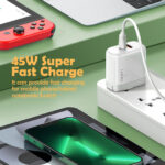 LDNIO φορτιστής τοίχου A2526C με καλώδιο