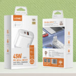 LDNIO φορτιστής τοίχου A2526C με καλώδιο