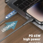 LDNIO καλώδιο USB-C σε USB-C LC672C