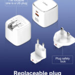 LDNIO φορτιστής τοίχου Q2617 με καλώδιο USB-C