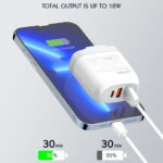 LDNIO φορτιστής τοίχου A3511Q με καλώδιο