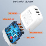 LDNIO φορτιστής τοίχου A3511Q με καλώδιο