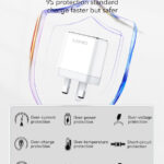 LDNIO φορτιστής τοίχου A2528M με καλώδιο