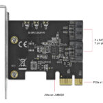 DELOCK κάρτα επέκτασης PCIe σε 2x SATA 90431