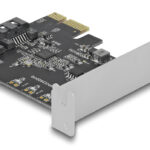 DELOCK κάρτα επέκτασης PCIe σε 2x SATA 90431