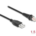 DELOCK καλώδιο USB σε RJ50 90598 για barcode scanner