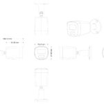 LONGSE IP κάμερα BMSC-2FCV2RC-28PMTF με μικρόφωνο
