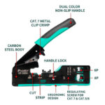 PROSKIT πρέσα ακροδεκτών CP-335N για καλώδια δικτύου CAT 5/6/7