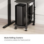 BRATECK βάση δαπέδου για PC CPB28-01 με ροδάκια