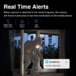 VSTARCAM smart κάμερα CS49LM με ανιχνευτή καπνού/αερίου