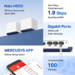 MERCUSYS Mesh Wi-Fi System Halo H50G