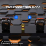 JYX φορητό ηχείο 65BT με 2x μικρόφωνα & ασύρματο χειριστήριο