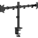 BRATECK βάση γραφείου για 2x οθόνες LDT66-C024