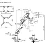 BRATECK gaming βάση γραφείου οθόνης LDT95-C012UC