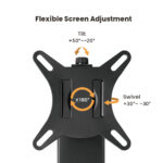 POWERTECH βάση γραφείου οθόνης PT-1449 με βάση mini PC